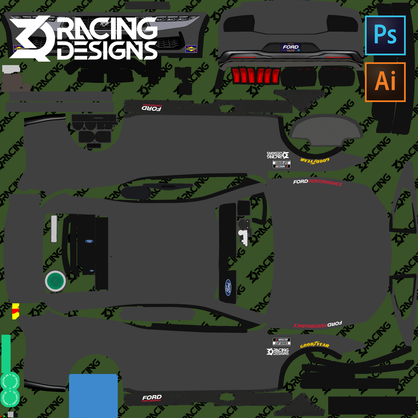 NASCAR NextGen Smart Vector