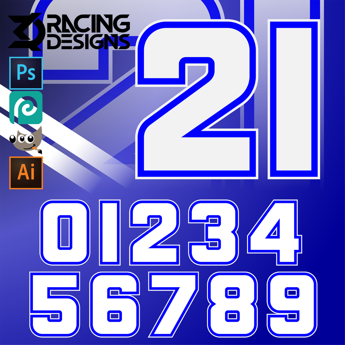 Number Set - Wood Brothers – Knapp Daddy Racing