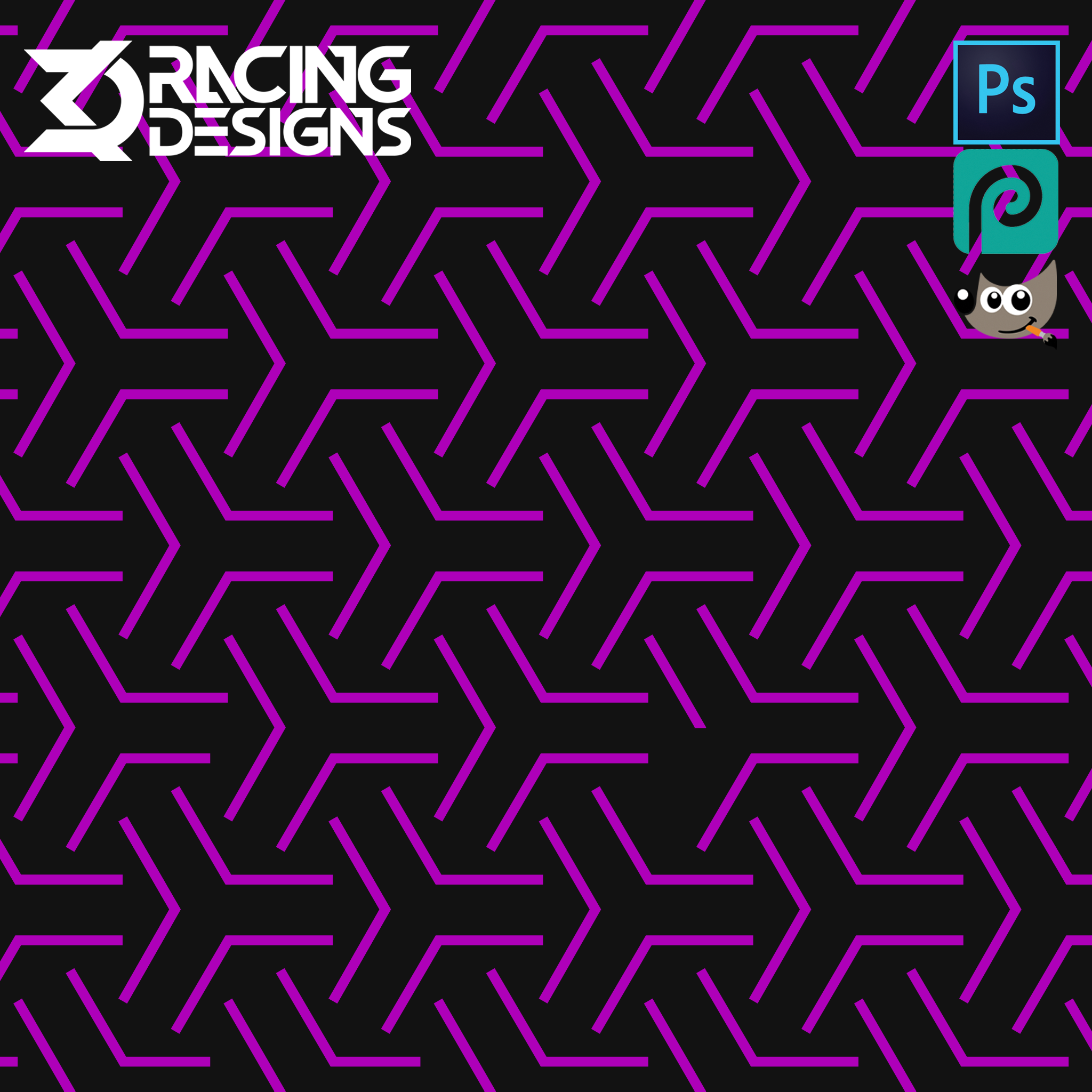 Triangle Hex Pattern – Knapp Daddy Racing